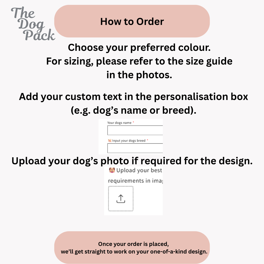 Personalised Vintage Dog Photo Hoodie – Custom Name (3 Photo Design)