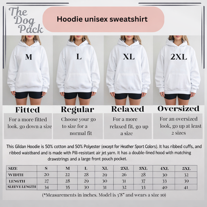 Personalised Dog Hoodie – Custom Embroidered Name (Dog Mama)