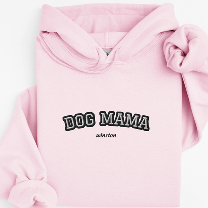 Personalised Dog Hoodie – Custom Embroidered Name (Dog Mama)