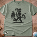 French Bulldog (Frenchie) Farm Dog shotgun T-Shirt
