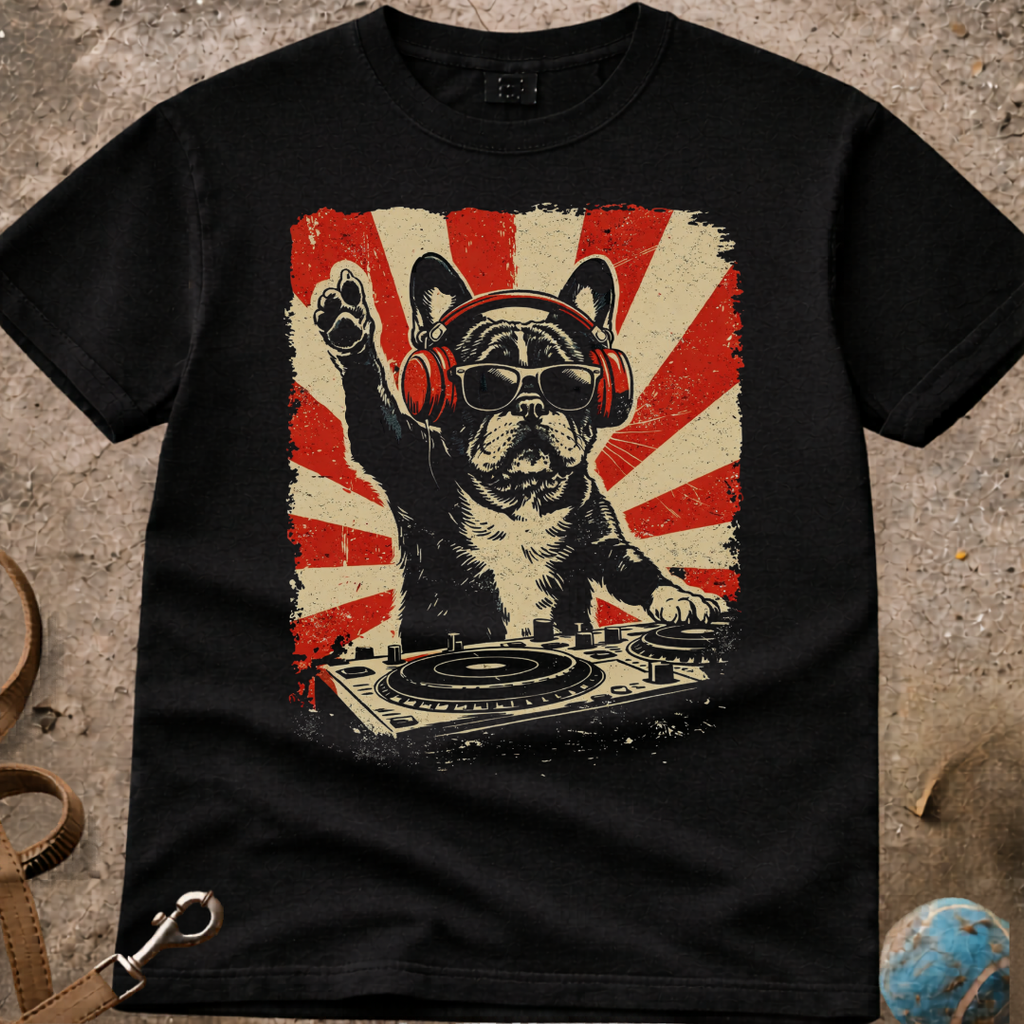French Bulldog (Frenchie) DJ T-Shirt