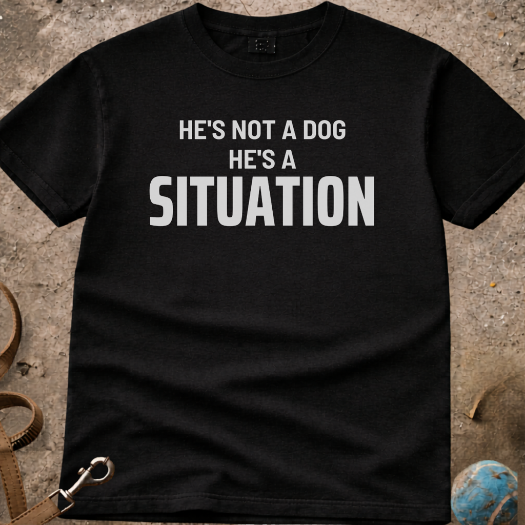 He's Not A Dog He's A SITUATION) T-Shirt