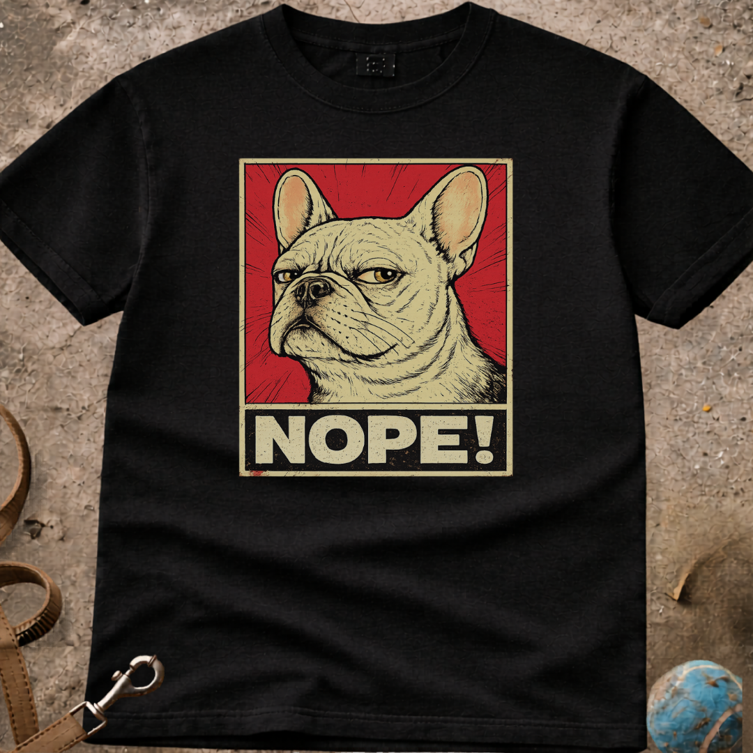 French Bulldog (Frenchie) Side Eye NOPE! T-Shirt