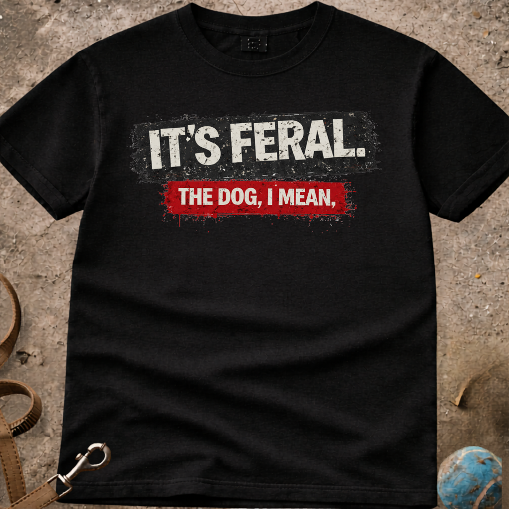 IT'S FERAL (the dog I mean) T-Shirt