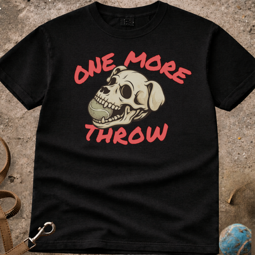 One More Throw Skeleton T-Shirt