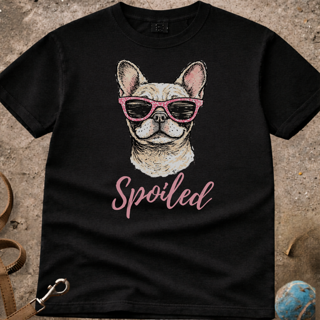 Spoiled French Bulldog (Frenchie) T-Shirt