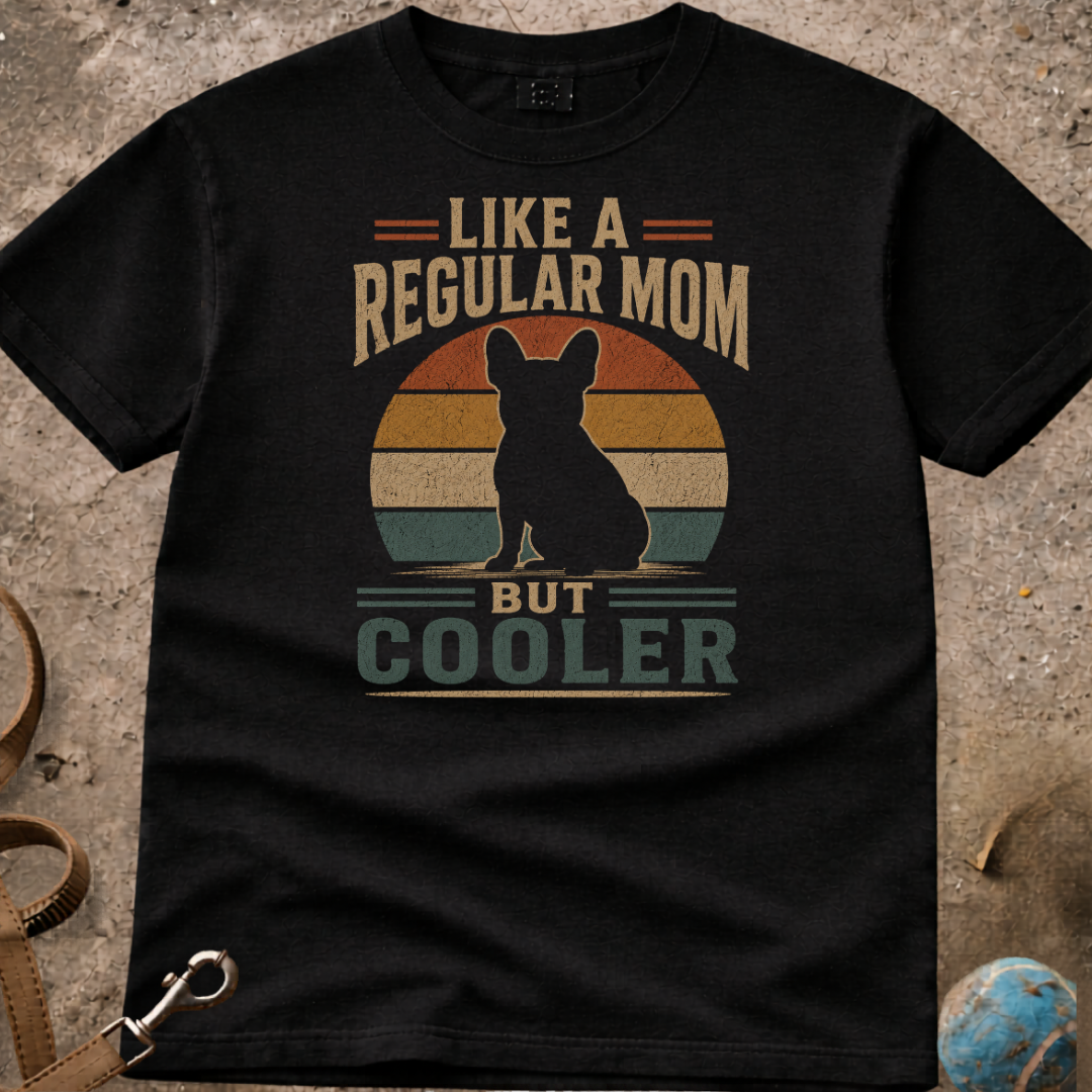 Like A Regular Mom But Cooler French bulldog (Frenchie) T-Shirt
