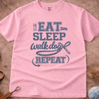 Eat, Sleep, Walk Dog, Repeat T-Shirt