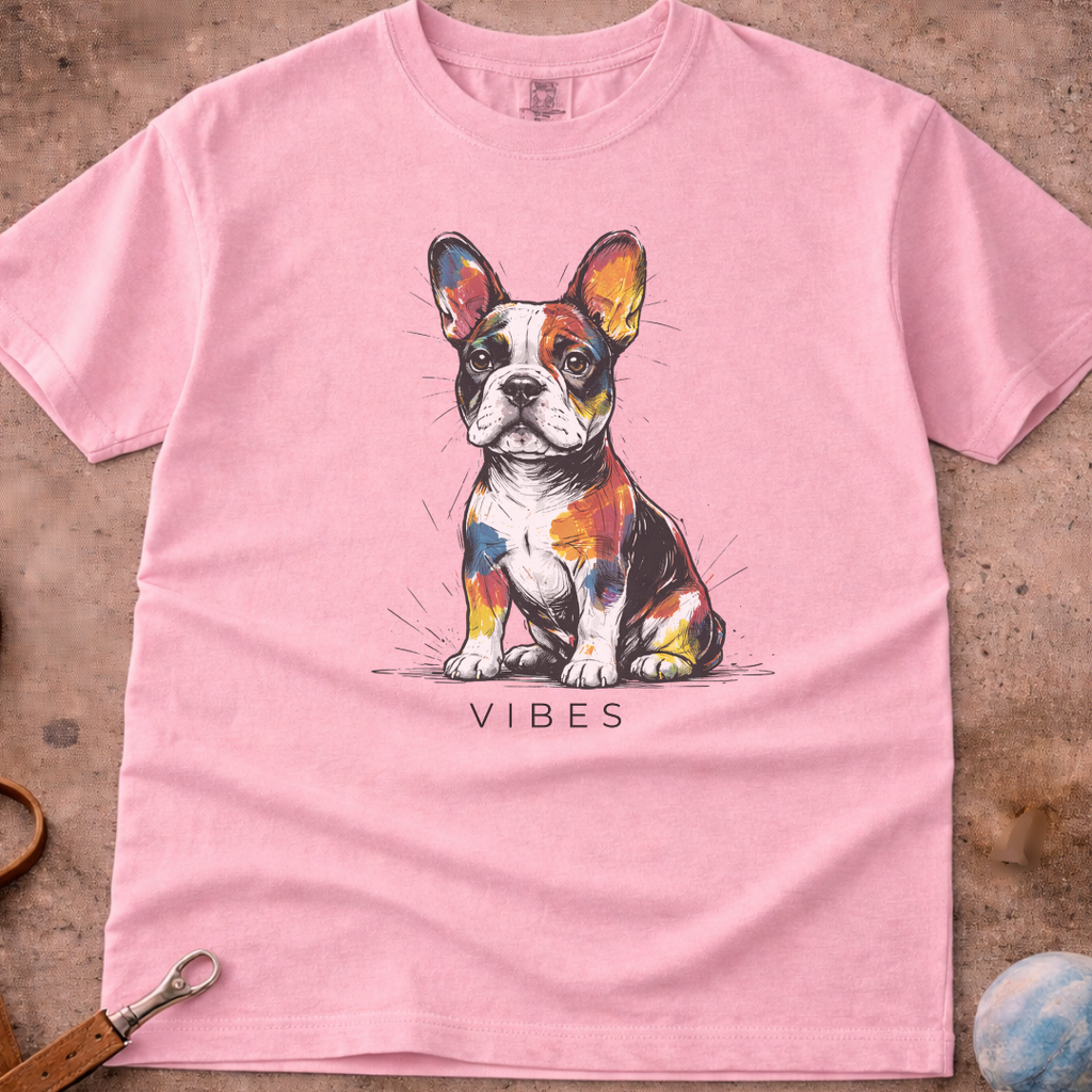 French Bulldog (Frenchie) Vibes T-Shirt