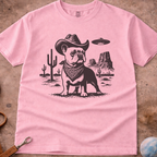 French Bulldog (Frenchie) Cowboy Western T-Shirt