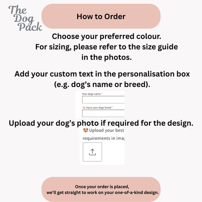 Personalised Dog Hoodie – Custom Embroidered Name (Dog Mama)