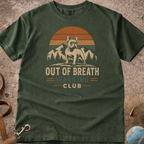 Out Of Breath Dog Walking Club French Bulldog (Frenchie) T-Shirt