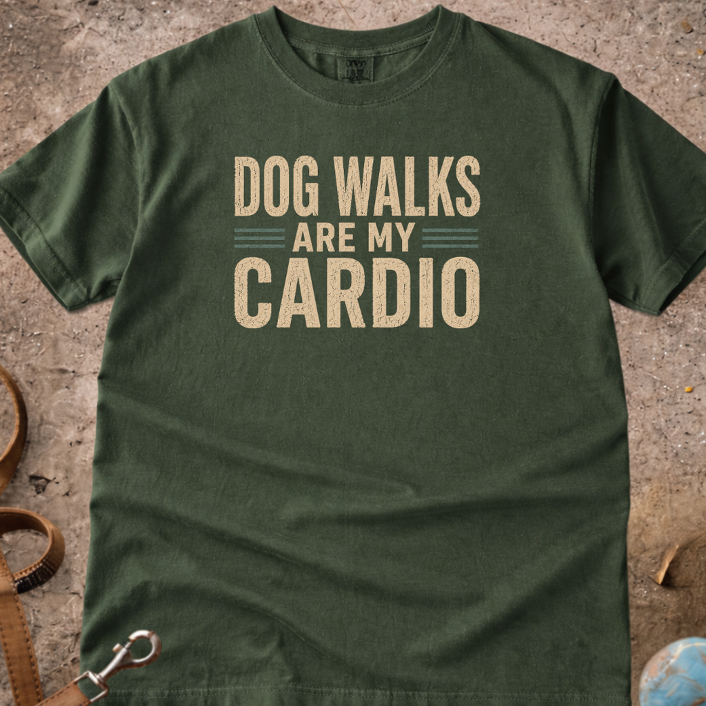 Dog Walks Are My Cardio T-Shirt