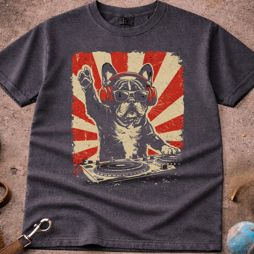 French Bulldog (Frenchie) DJ T-Shirt
