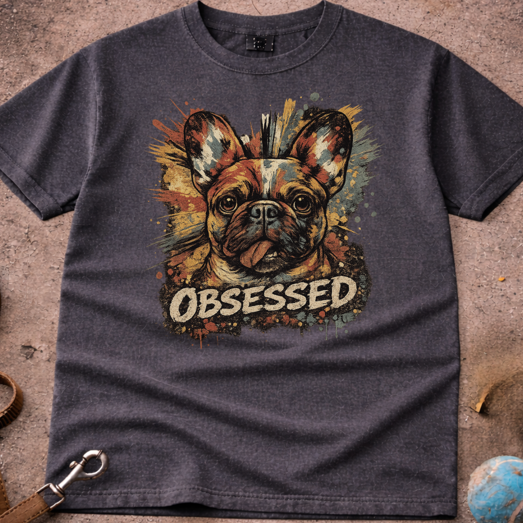 Obsessed French Bulldog (Frenchie) T-Shirt
