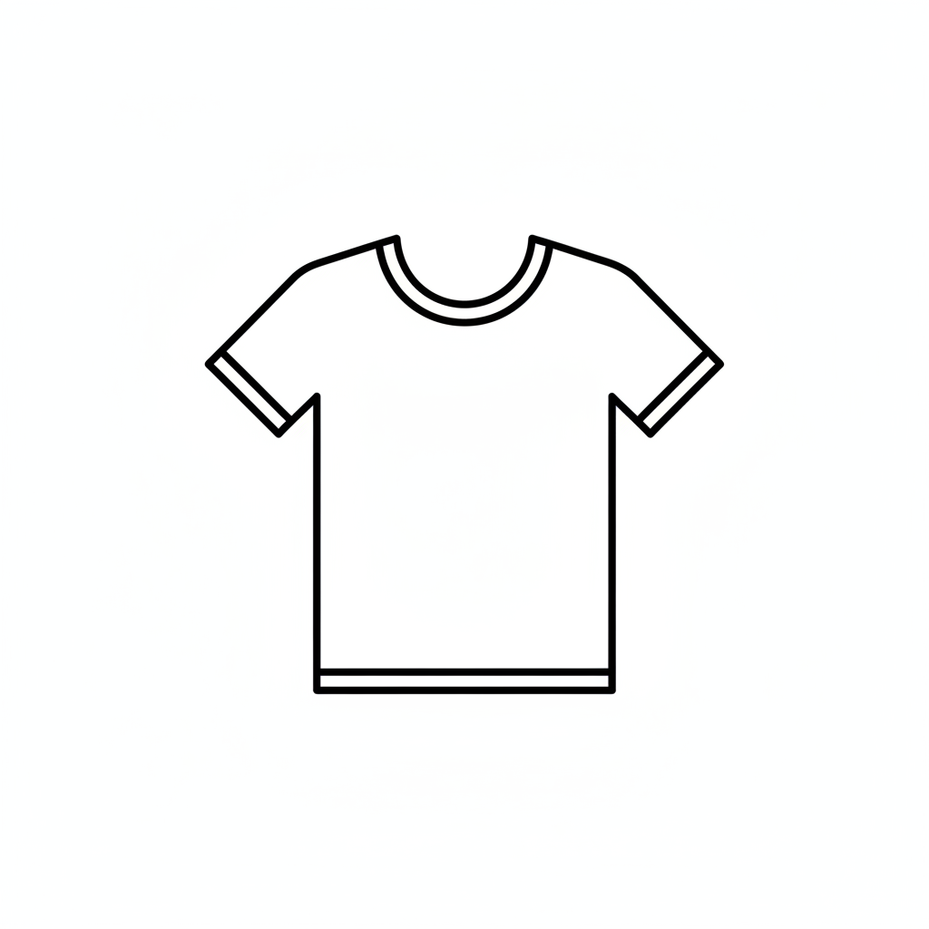 t-shirt icon simple design