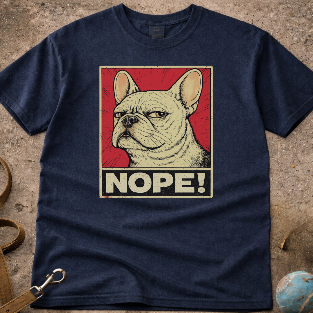 French Bulldog (Frenchie) Side Eye NOPE! T-Shirt