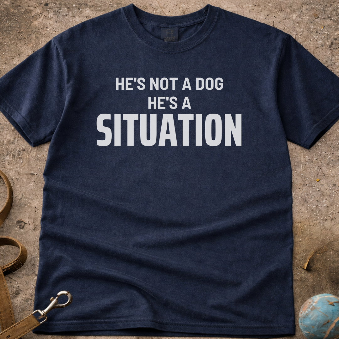 He's Not A Dog He's A SITUATION) T-Shirt