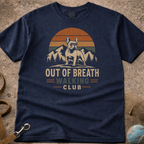 Out Of Breath Dog Walking Club French Bulldog (Frenchie) T-Shirt