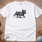 French Bulldog (Frenchie) Charcoal Line T-Shirt