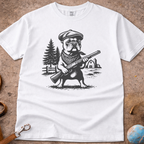 French Bulldog (Frenchie) Farm Dog shotgun T-Shirt