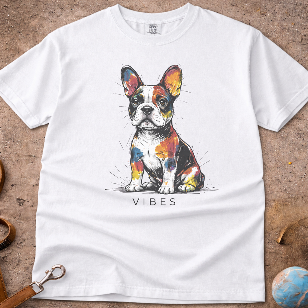 French Bulldog (Frenchie) Vibes T-Shirt