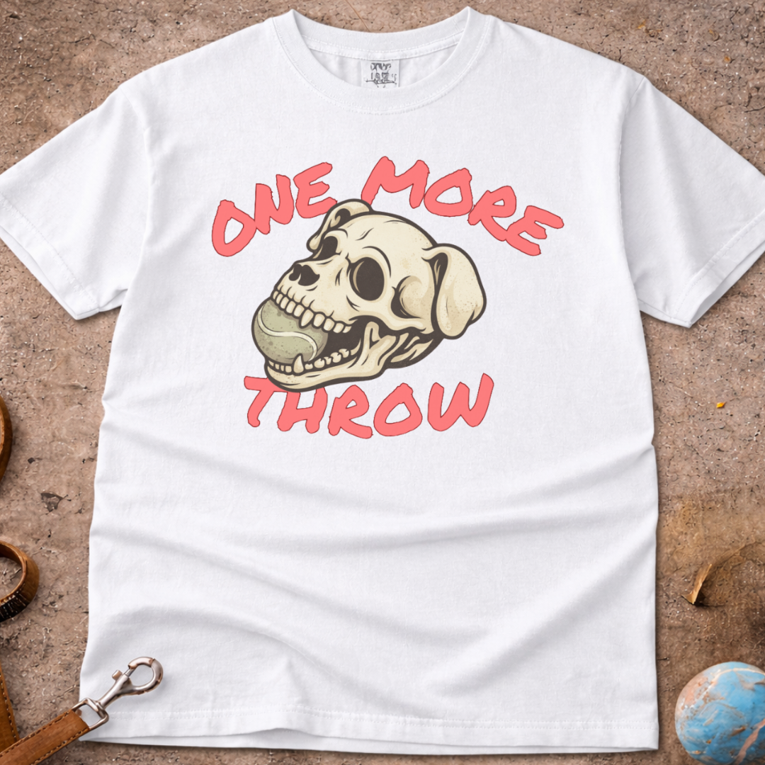 One More Throw Skeleton T-Shirt